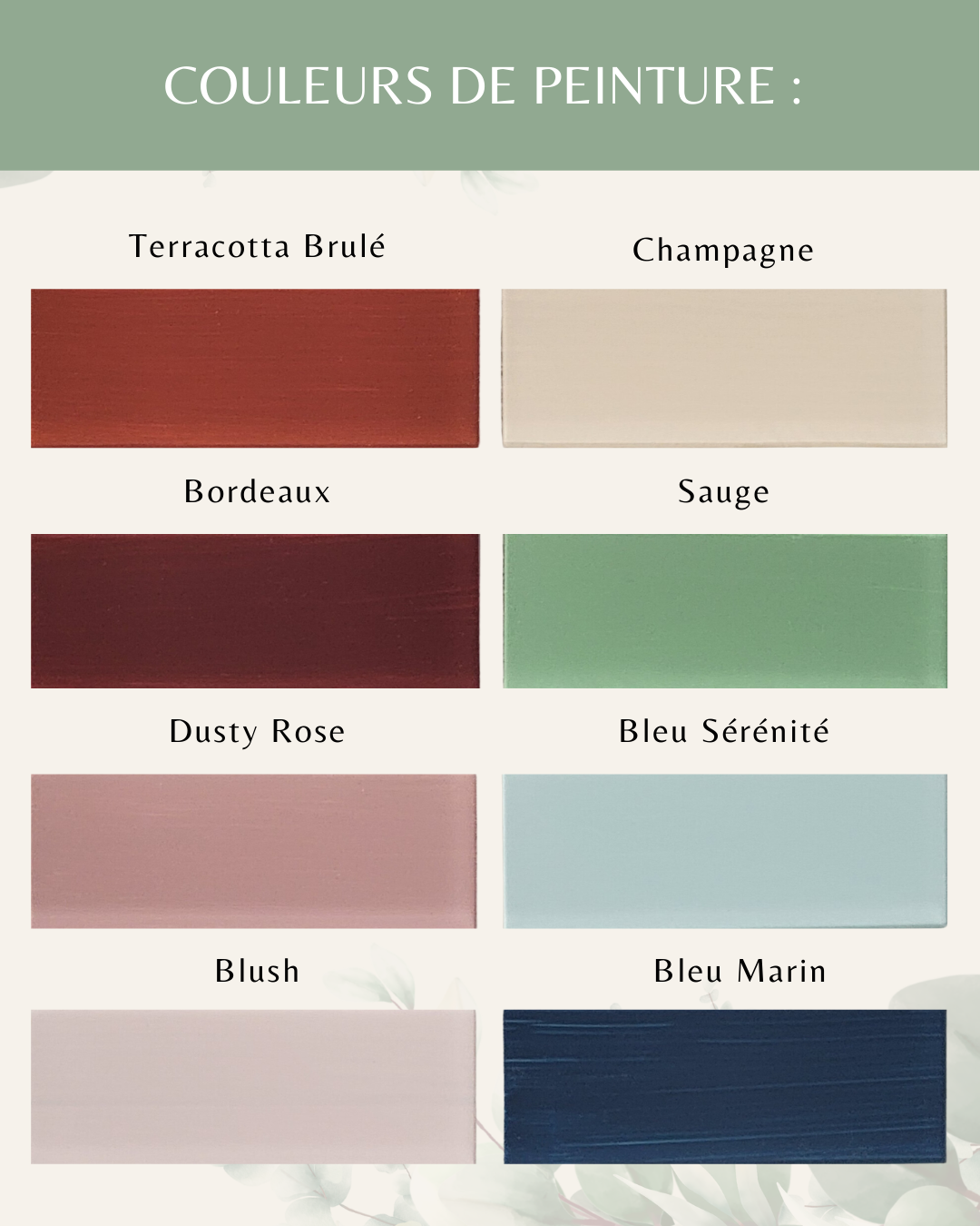 Plan de table en acrylique