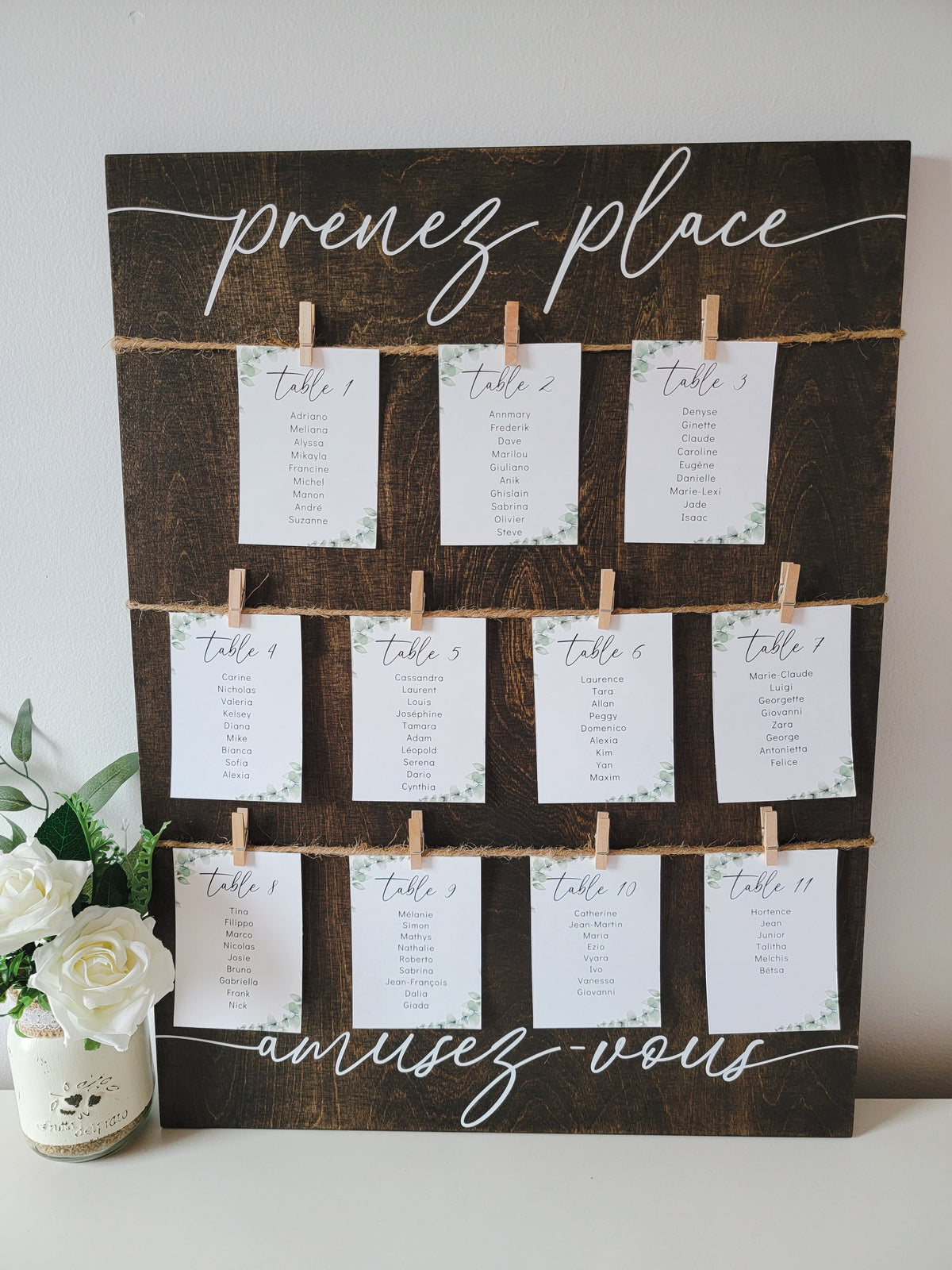 Plan de table en bois – Omnia Décor